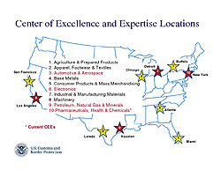 Locations of CEE's around the United States.